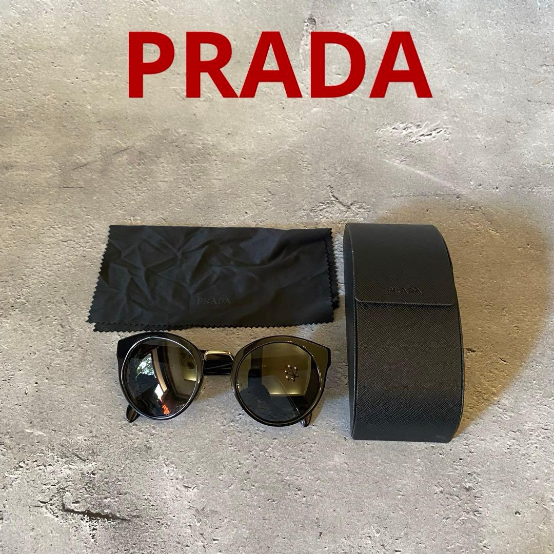PRADA ブラック サングラス キャットアイ プラダ 楽天市場】PRADA プラダ シンボルサングラス SPR 26Z メンズ キャット