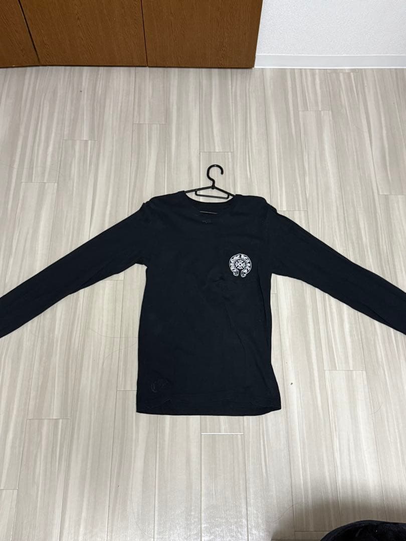 CHROME HEARTSクロムハーツ長袖Tシャツ ホノルル　ブラックsサイズ クロムハーツロングTシャツCHプラスブラック|クロムハーツ通販専門店
