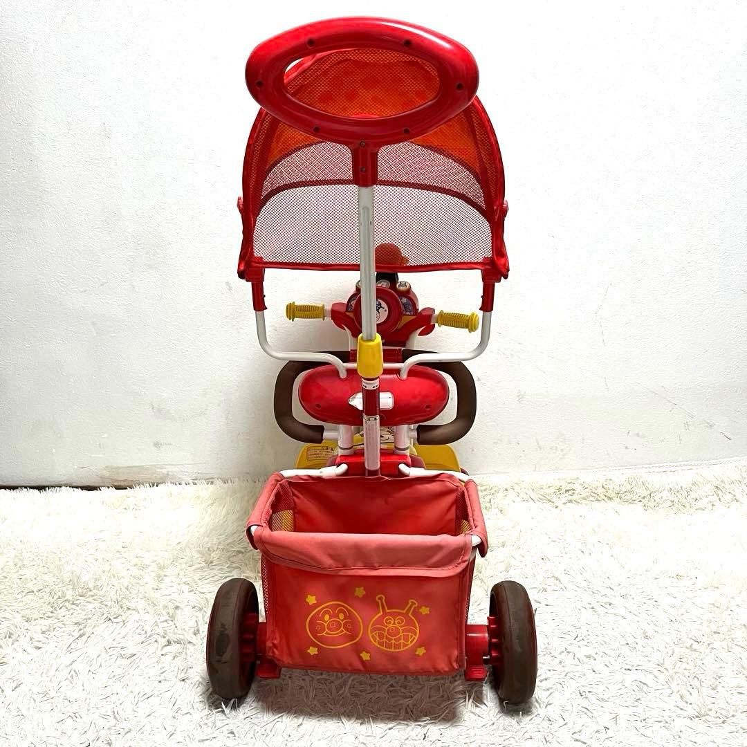mimi アンパンマン デラックス 三輪車 サンシェード 安全ベルト - メルカリ