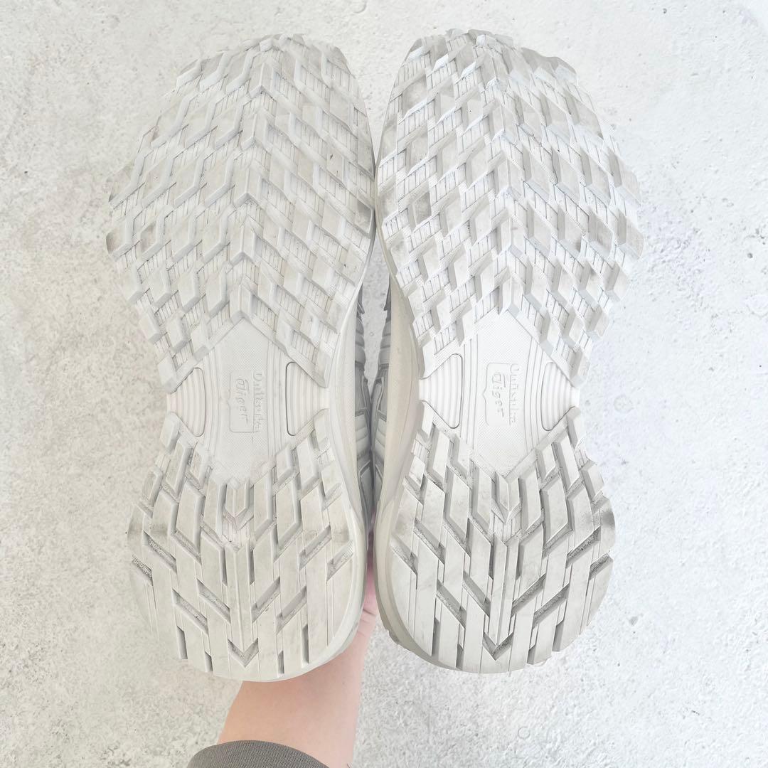 オニツカタイガー TIGTRAIL RS 厚底 24.5cm ホワイト