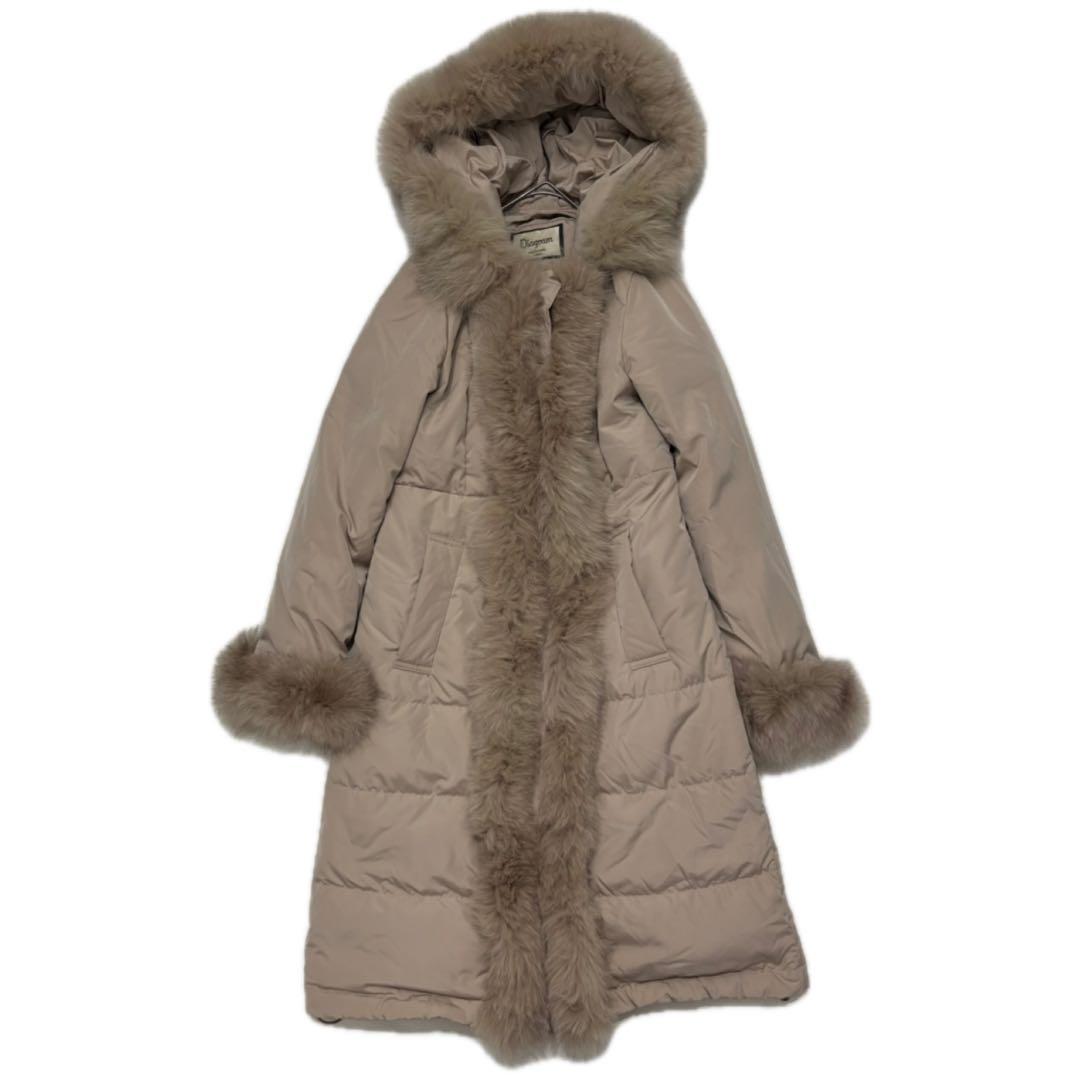 美品 diagram フォックスファー　トリミング　ダウン　コート 美品 diagram フォックスファー トリミング ダウン コート - メルカリ