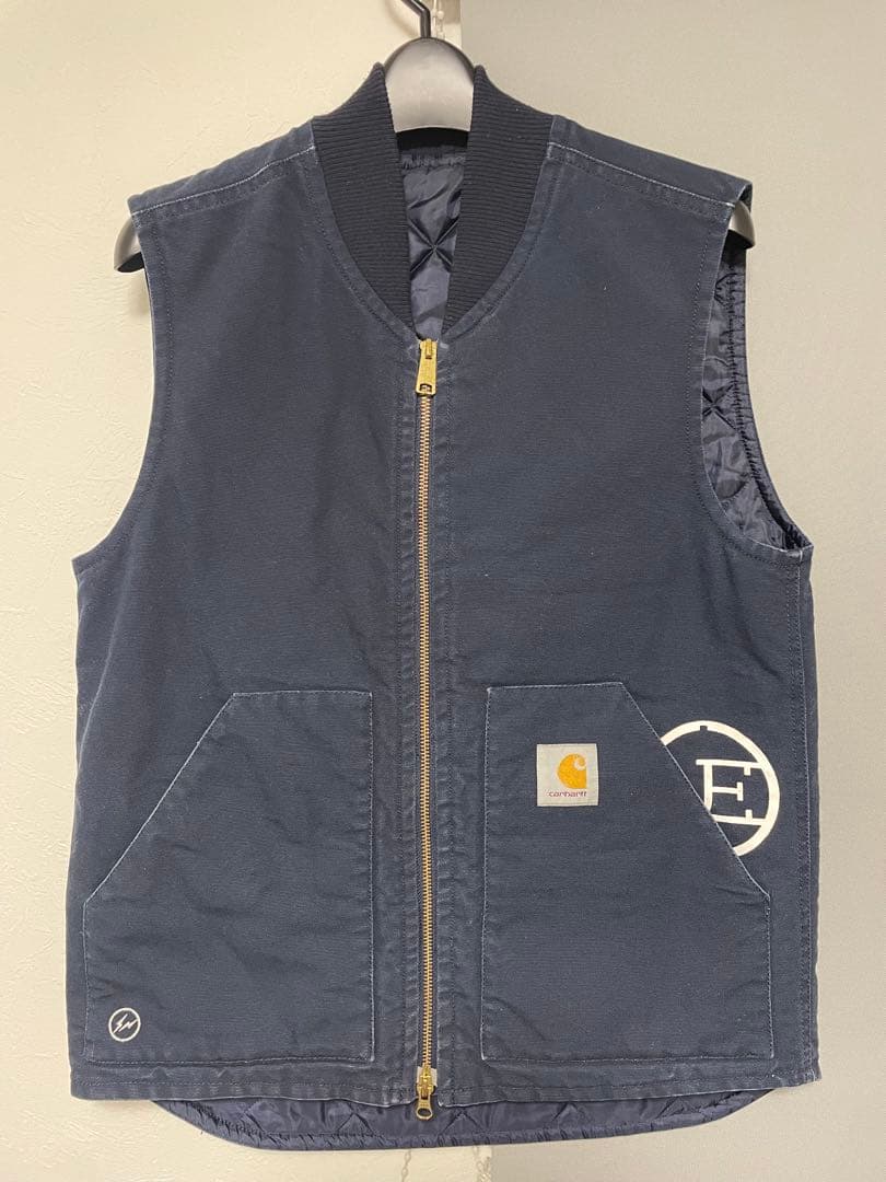 (*)様 carhartt × fragment ベスト Carhartt（カーハート） ベスト メンズ ダック ワークベスト 裏地