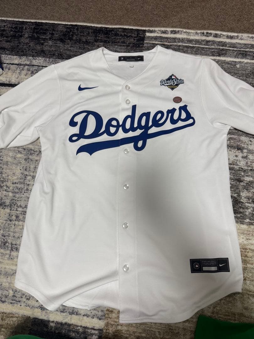 ドジャース ユニフォーム 山本由伸 現地公式ショップ購入 NIKE ドジャース 山本由伸 ユニフォーム リミテッドジャージ ロード L