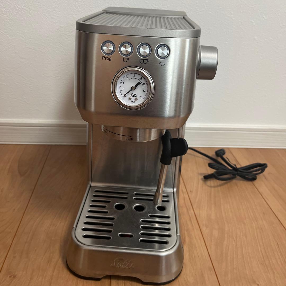 ソリス　パーフェクタプラス　シルバー エスプレッソマシン 「バリスタパーフェクタプラス」 シルバー SK1170
