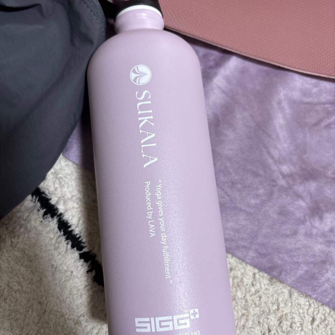 SUKALA】【LAVA】ヨガマット、ヨガラグ、ボトル、収納バッグの4点