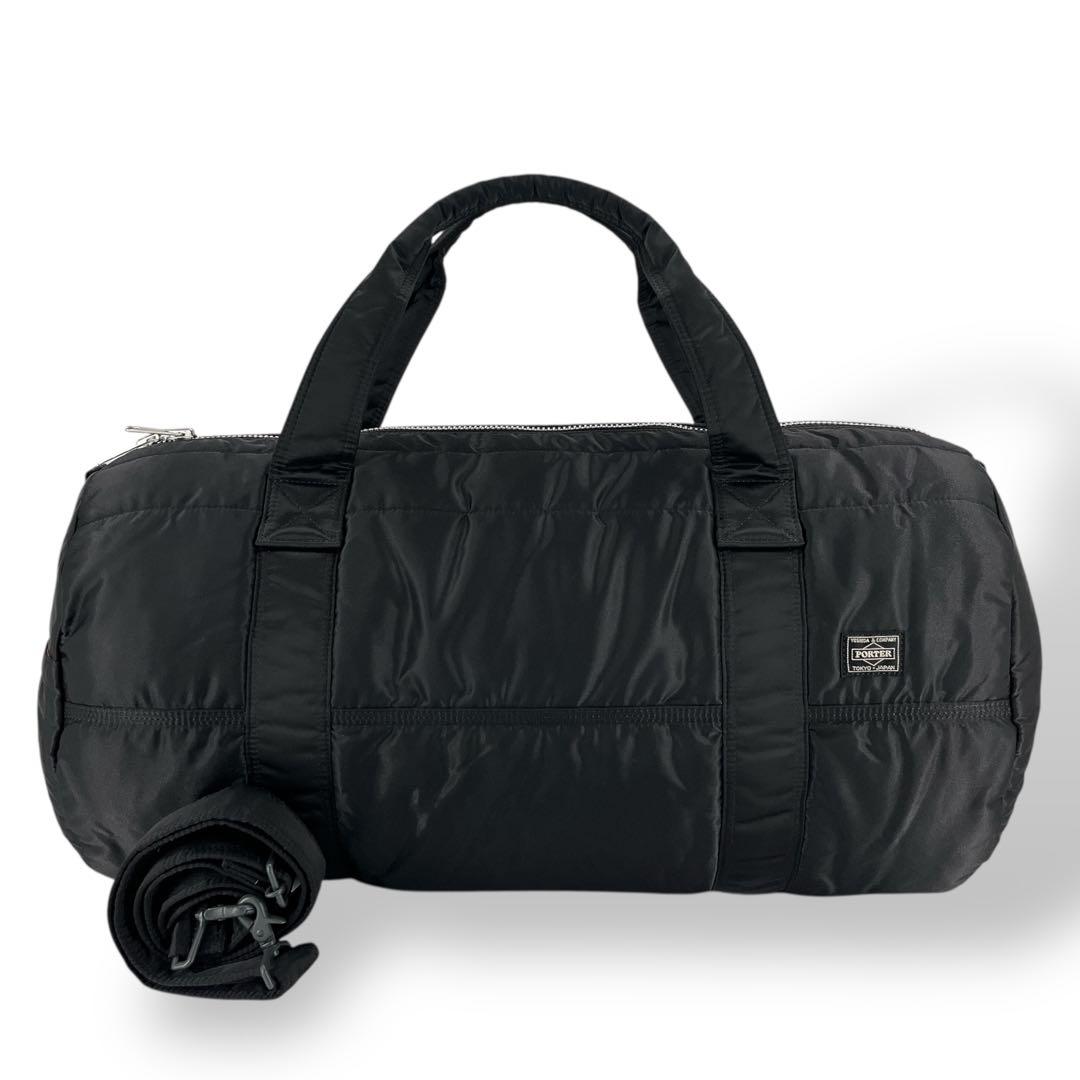 極美品　ポーター　ドラム型　2way ボストンバッグ　タンカー　ダッフルバッグ TANKER(タンカー) 2WAY DUFFLE BAG(M) | 吉田カバンホームページ