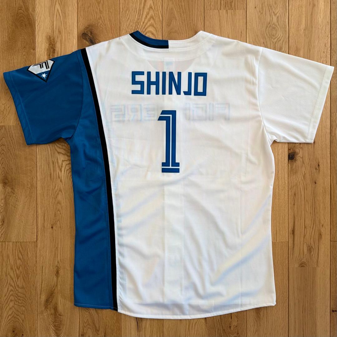 た*か様 日本ハム ファイターズ 新庄 ユニフォーム Lサイズ 中古品 北海道日本ハムファイターズ ユニフォーム Lサイズ 新庄剛志