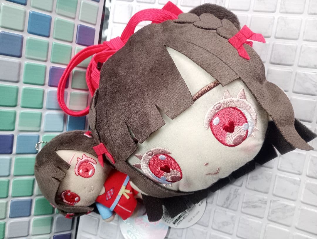 2種　きゅるりんってしてみて ボイスマスコット 逃げ水あむ ぬいぐるみ きゅるりんってしてみて ボイスマスコット お顔ポーチ 逃げ水あむ