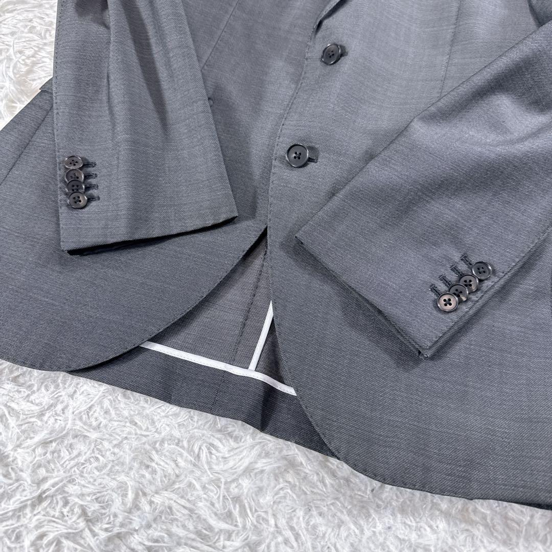 イタリア生地】ザスーツカンパニー レダ スリーピーススーツ グレー Y6