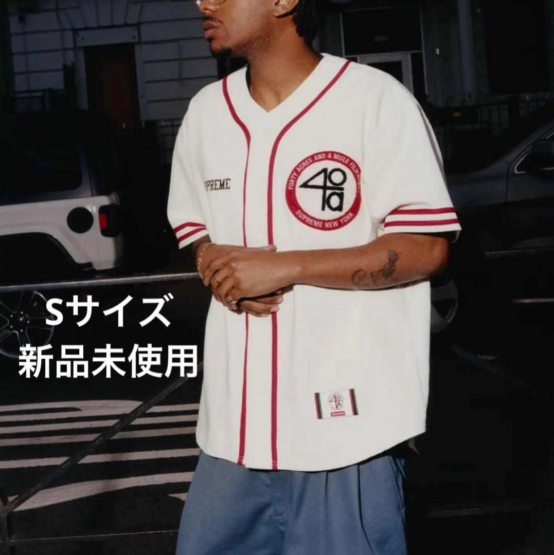 Supreme x 40 Acres Twill Baseball Jersey - メルカリ
