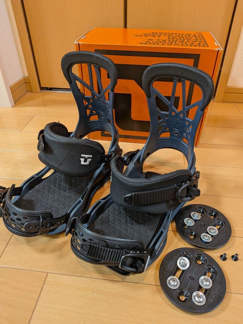 UNION スノーボード ビンディング グレー UNION BINDING スノーボード ビンディング ユニオン UNION FORCE