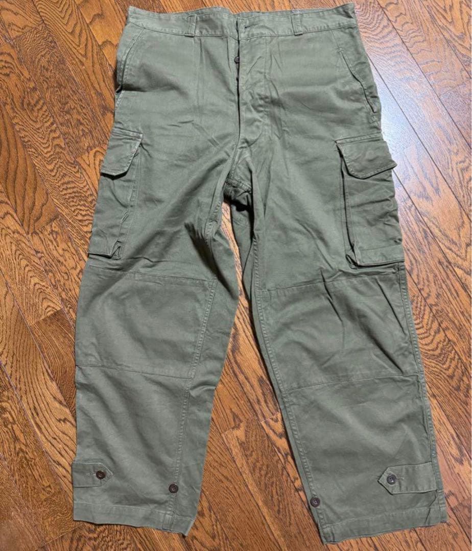 M47 フランス軍　25サイズ　カーゴパンツ　後期　M-47 マルジェラ　レア WAIPER.inc ワイパーインク フランス軍 M-47 カーゴパンツ 後期型 HBT