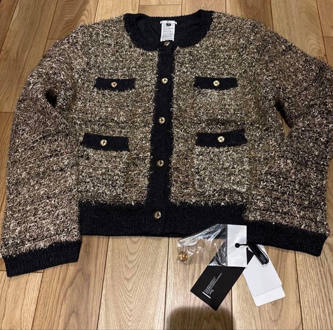 ダブルスタンダードクロージング Sov ノーカラーニットジャケット 新品未使用 Amazon | [ダブルスタンダードクロージング] Sov.ノーカラーツイード