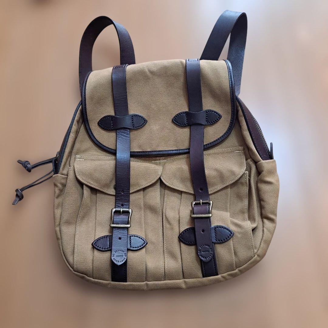 FILSON レザー リュック　タン ◯ FILSON - RUCKSACK - TAN – PHAETON