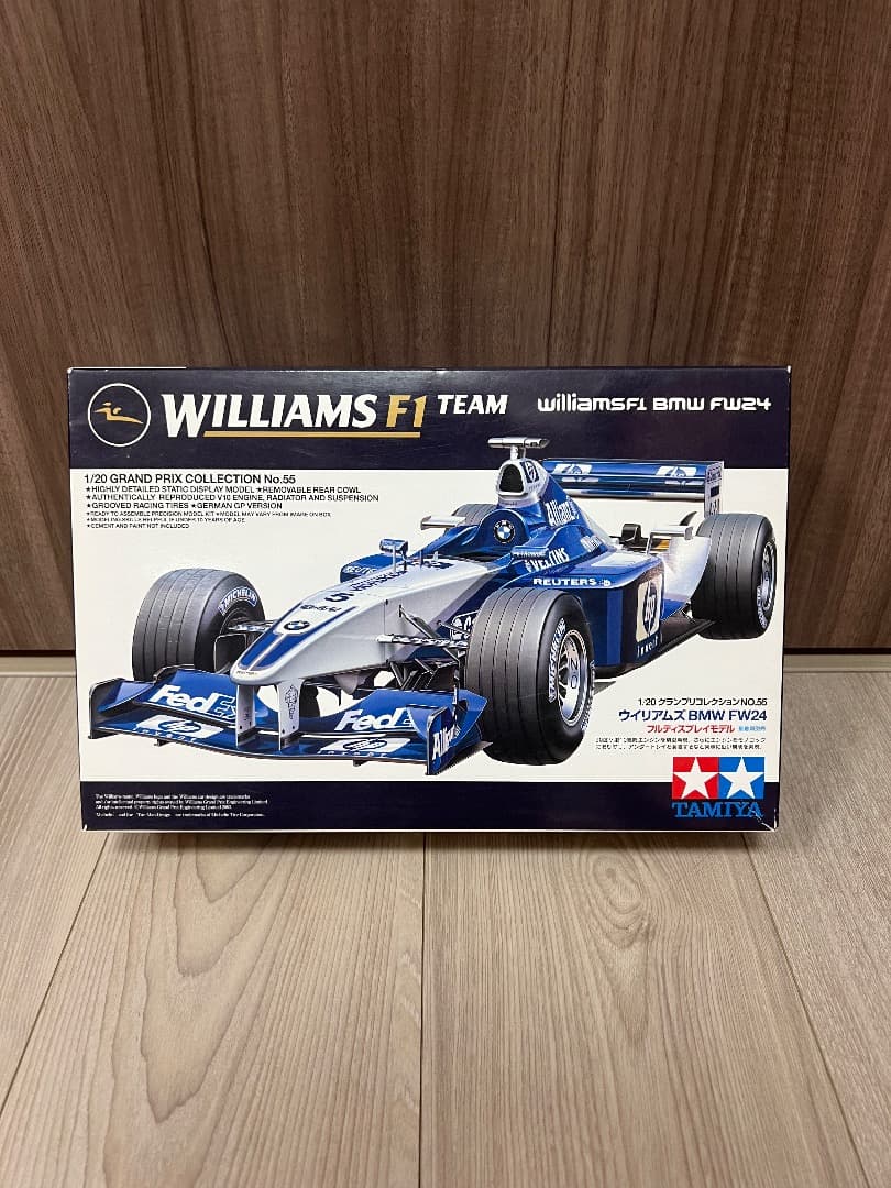 タミヤ　ウィリアムズ FW24 新品　モントーヤ　シューマッハ タミヤ ウィリアムズBMW FW24 | よし@シロートモデラーブログ