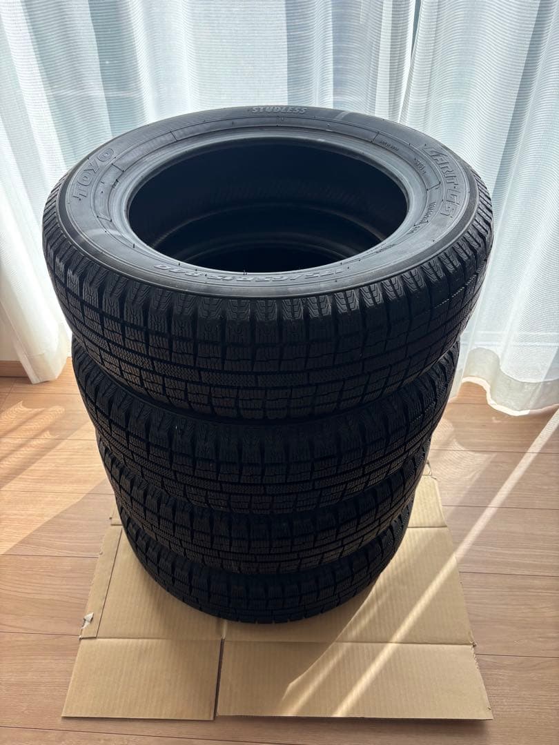 ※最終値下‼️TOYO スタッドレスタイヤ 15インチ 4本セット OBSERVE 155/65R14 2025年製 4本セット GIZ3 国産 スタッドレス タイヤ