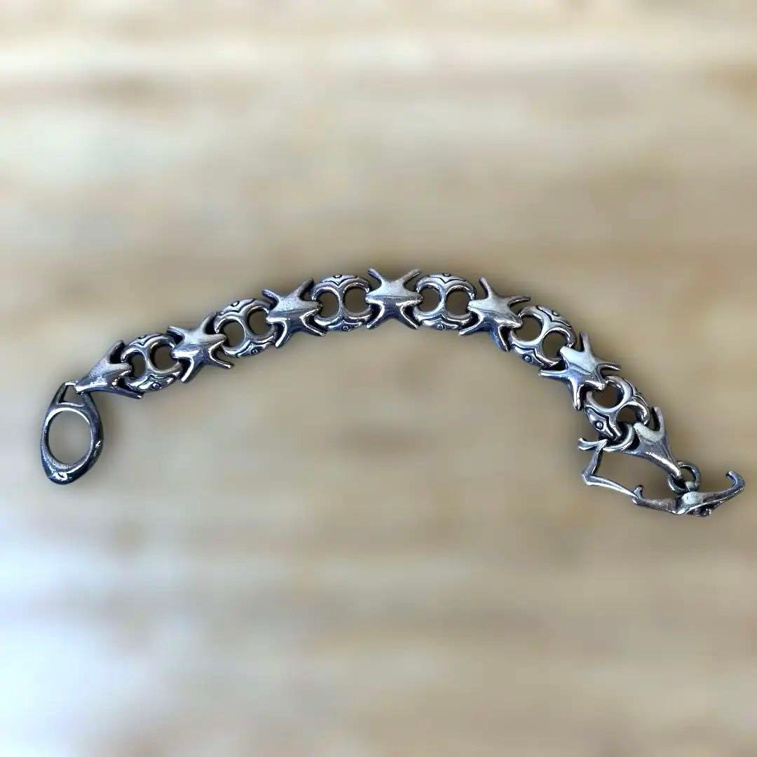 silver950©️ブレスレット SILVER 950 GOTHIC CHAIN BRACELET(FREE SIZE Silver): GOTHIC YOHJI