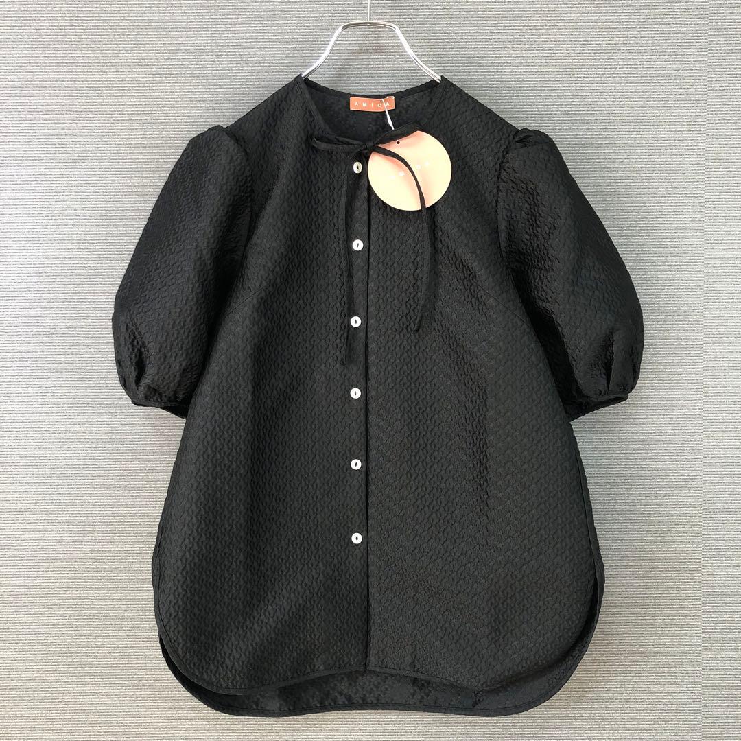 未使用品 AMICA kids 伊勢丹別注 ジャガードブラウス F ブラック AMICA・Kids／アミカキッズ＞ | アーバンクローゼット | 伊勢丹 新宿店
