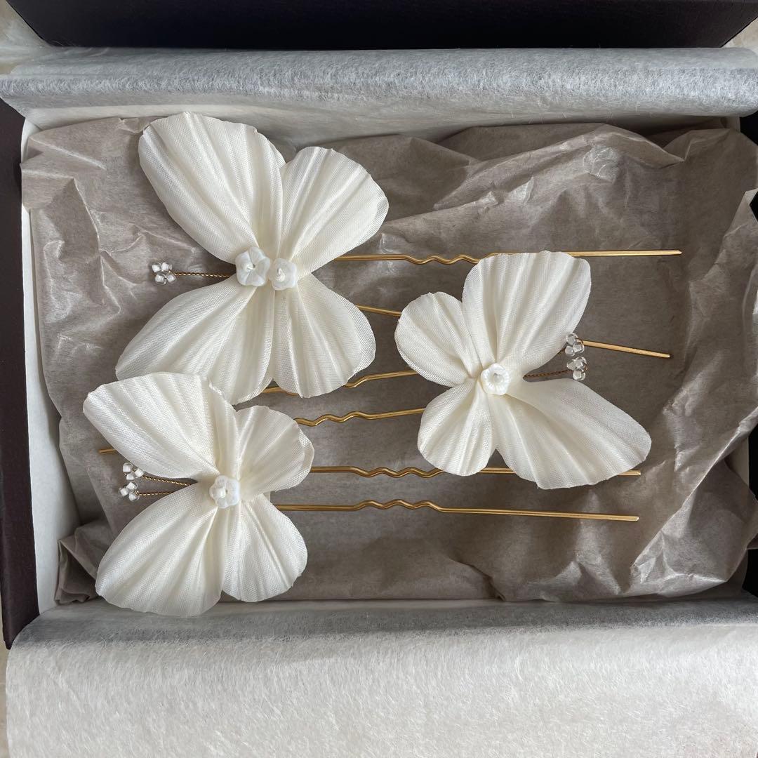オルガブランカ　カプリ　ヘアピン おしゃれ花嫁様ウエディングアクセサリー＆ドレスレンタル|orgablanca