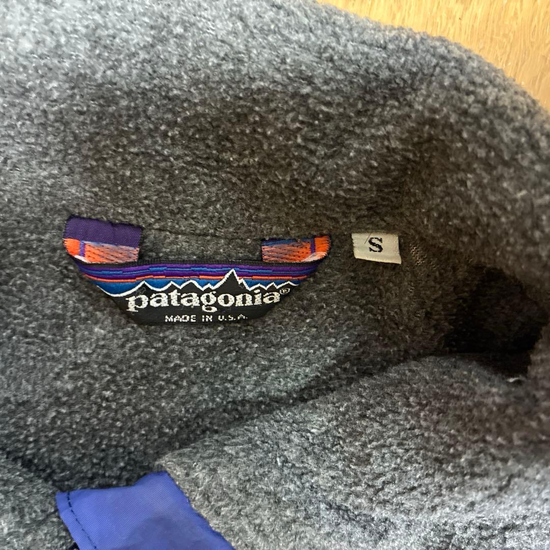 Patagoniaシェルドシンチラジャケット　アメリカ製　三角タグ Mint XL 80s 三角タグ USA Shelled Synchilla Jacket Patagonia