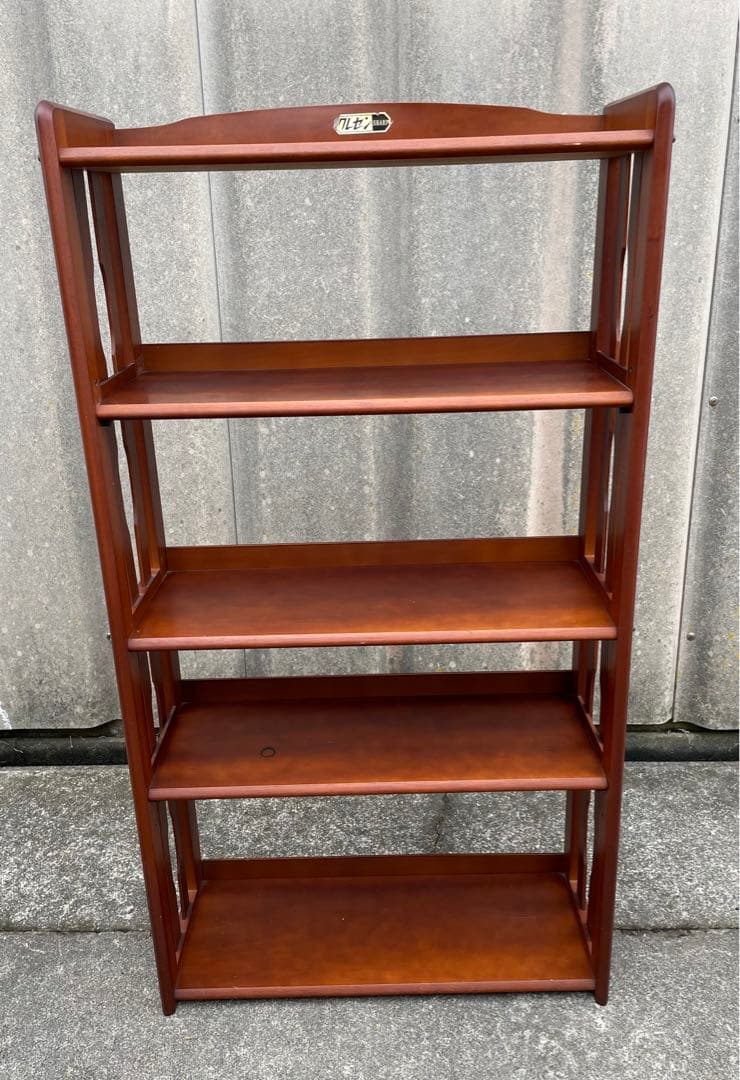 稀少/古道具/昭和レトロ/クレセン/木製/無垢材/本棚/飾り棚/収納棚/店舗什器 0a6c5d8e91f24eae0e12b0a5f83adc