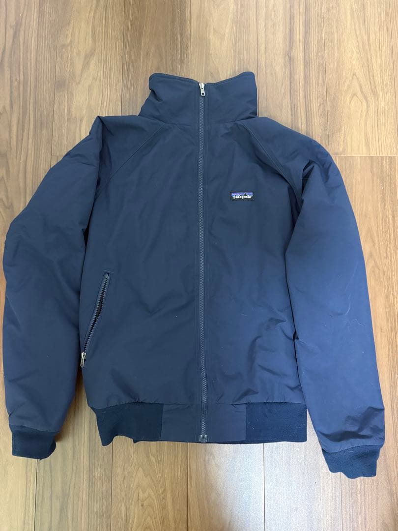【M】patagonia シェルド シンチラ ジャケット 紺 中古・古着通販】Patagonia (パタゴニア) シェルドシンチラジャケット