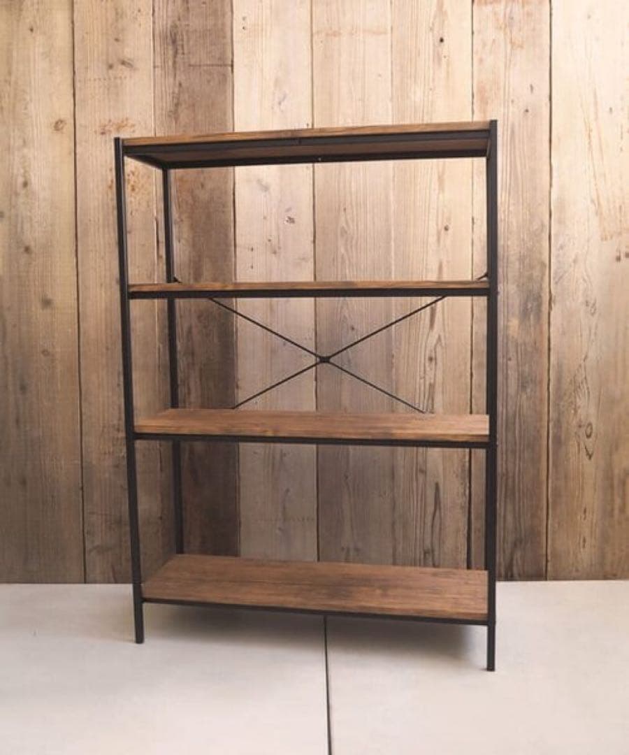 Salut! サリュ オールドアイアンラックワイド4段 - メルカリ