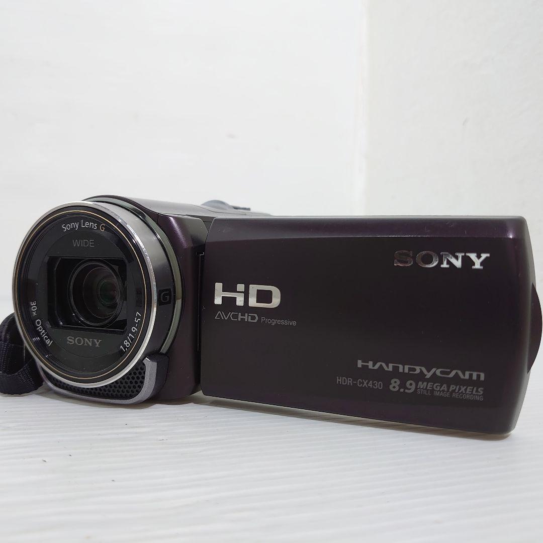 動作ok　SONY　Handycam HDR-CX430V 13年 Amazon | SONY ビデオカメラ HANDYCAM CX430V 光学30倍 内蔵メモリ32GB