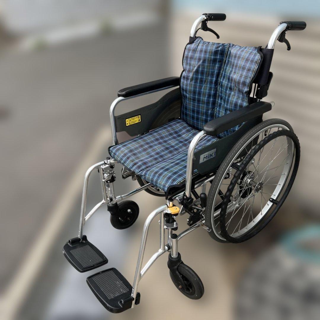 ラ*ン様 美品✨ Miki 車椅子 (ダスキンレントオール品) ミキ 車椅子 介助式 MiKi セルフ NEXTROLLER_Salon ネクストローラー