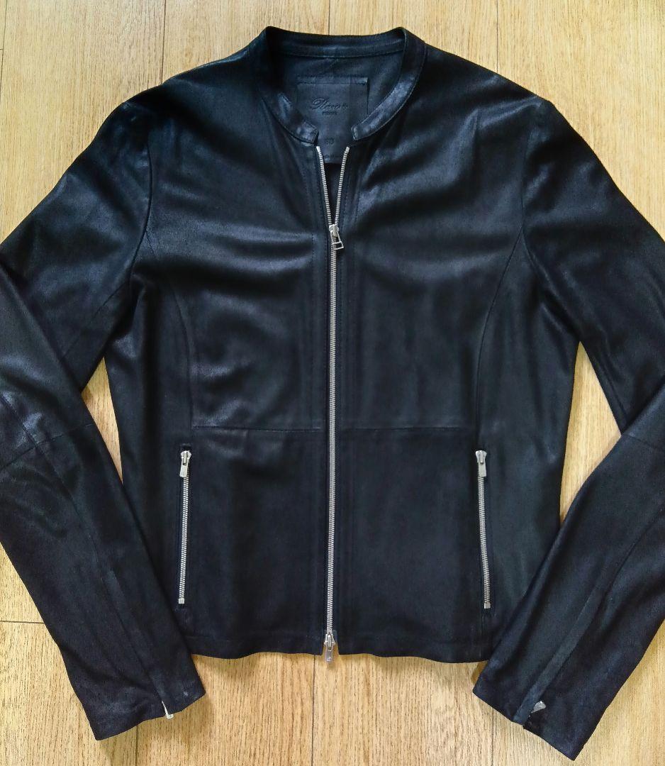 Rawtus ロゥタス 山羊革ゴードレザー シングルライダース サイズ38 黒