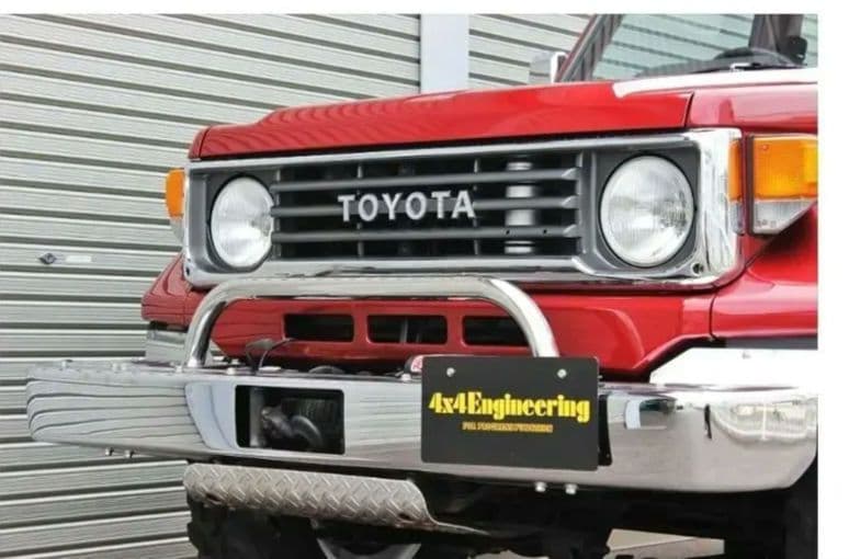 車*様 ランクル70　フォグランプステー　ステンレス製　4×4エンジニアリング 4×4エンジニアリング 4x4エンジニアリング ランプステー