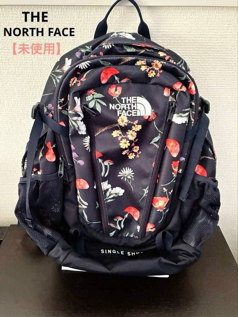 【希少】未使用✨ノースフェイス シングルショット 花柄 23L ノースフェイス リュック シングルショット 廃盤 花柄 レディース