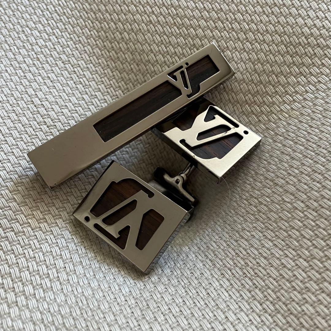 LOUIS VUITTON ルイヴィトン　カフスボタン&ネクタイピンセット 中古・古着通販】LOUIS VUITTON (ルイ ヴィトン) カフス サイズ:表記