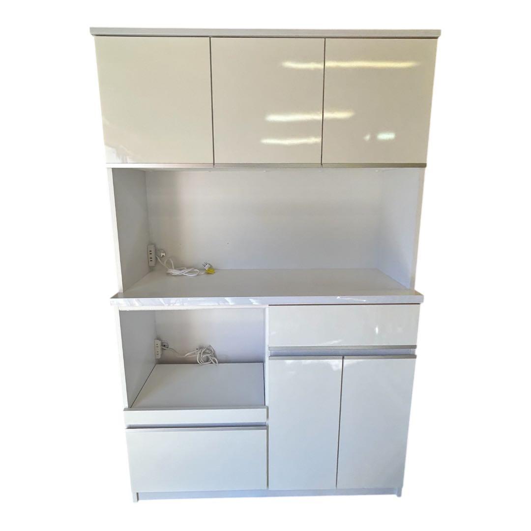 土井インテリヤ工業 レンジボード 収納家具 キッチン家具 ホワイト キッチン収納 土井インテリヤ工業 レンジボード 収納家具 キッチン家具 ホワイト