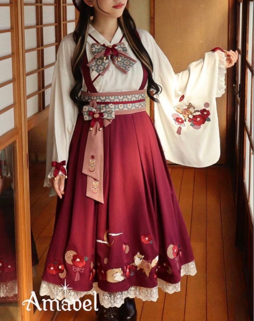 アマベル 月夜の狐と寒椿　セット COMING SOON 11/10(金)販売START ️🌙🦊月夜の狐と寒椿🦊🌙☁️ 月夜に