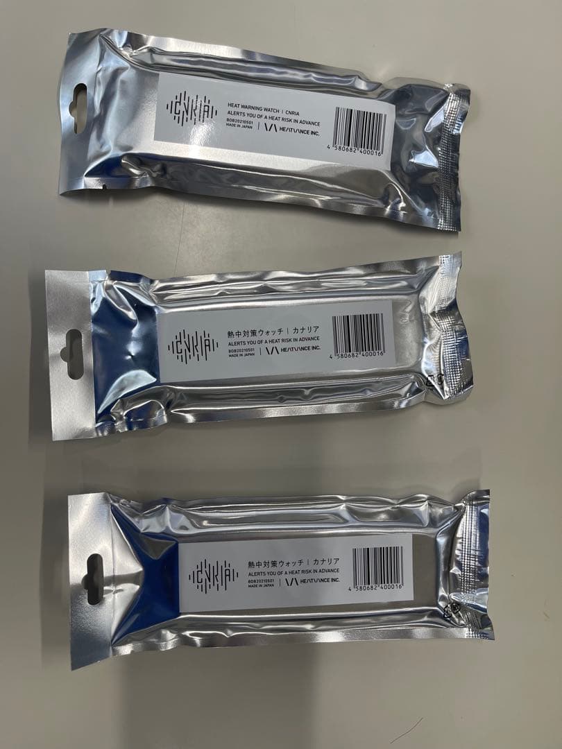 熱中症対策ウォッチ　カナリア　3個セット クラフトメイト｜（2024年モデル在庫限り！）熱中対策ウォッチ