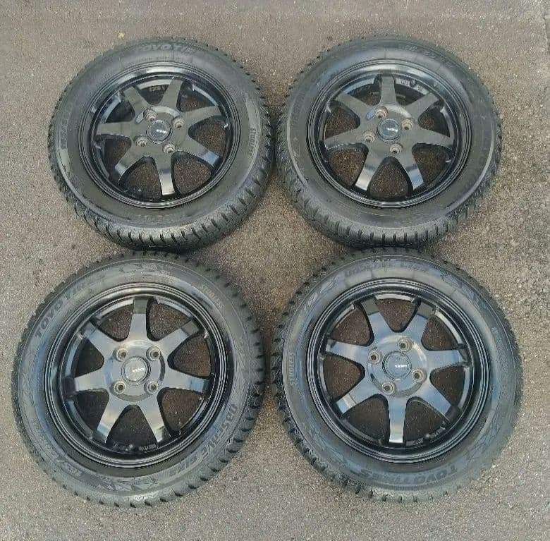 G-SPEED　14インチ 　軽自動車　スタッドレスタイヤ４本セット HOT STUFF（ホットスタッフ） G.SPEED ジー・スピード P-07 アルミ