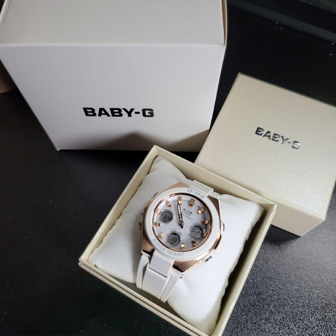 BABY-G デジタル腕時計　電波ソーラー G-MS MSG-W100G 美品 楽天市場】ベビーG 電波 ソーラー G-MS MSG-W100G-1AJF カシオ CASIO
