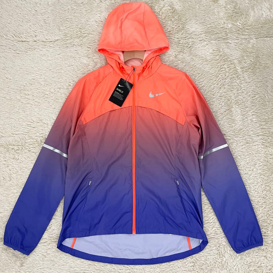【未使用タグ付き】ナイキ シールド プリズム ナイロンジャケット XLサイズ nike “ zip up nylon jacket 00's . size XL ¥6.900- (税込¥7.590