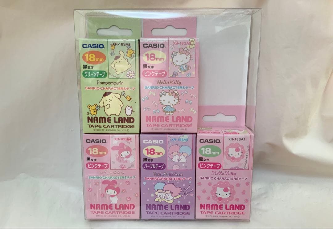 カシオ ネームランド サンリオテープセットB ポムポムプリン マイメロ 18mm サンリオキャラクターのラベルが作れるラベルプリンター | CASIO