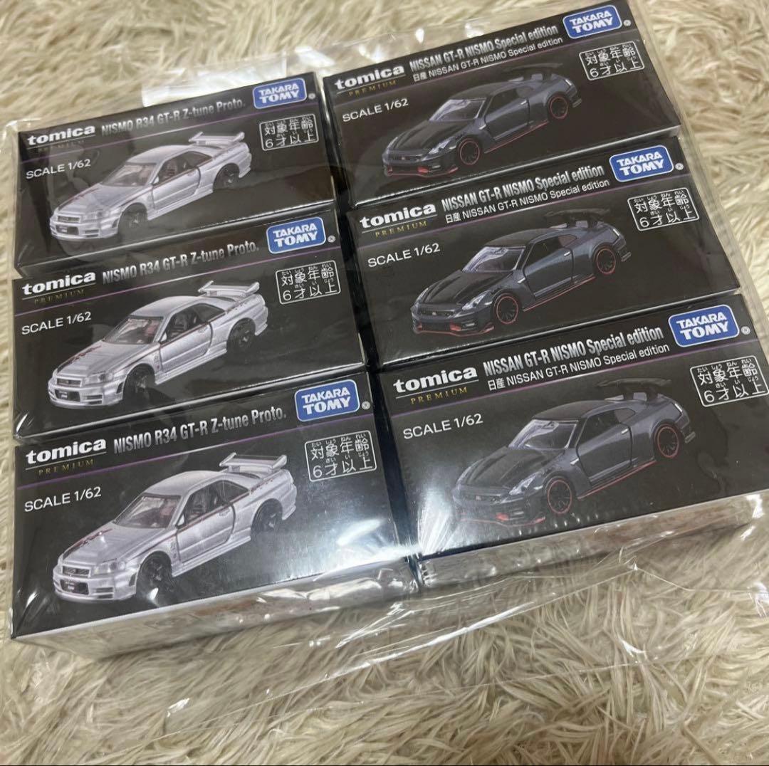 ジャパンモビリティショー2025 トミカプレミアム　日産　GT-R 6台セット ジャパンモビリティショー 2025 限定 トミカ プレミアム 日産 GT-R 3台