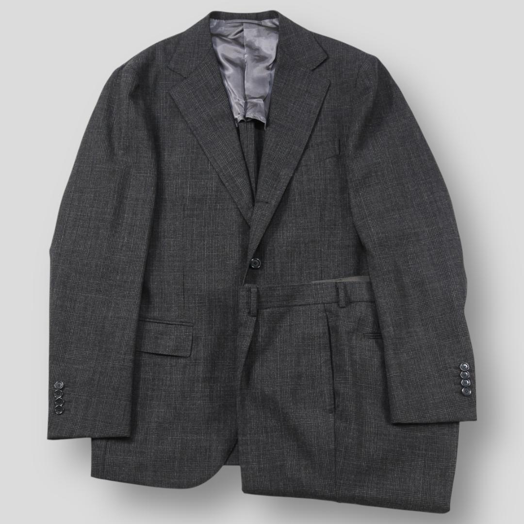 極美品 BEAMS F 24SS Savile Clifford スーツ 50 BEAMS F＞SAVILE CLIFFORD ウールモヘヤ ダブルブレストスーツ｜BEAMS