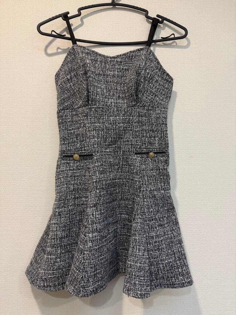《最終値下げ》エムミーエメ ニットツイードアンサンブルミニワンピース