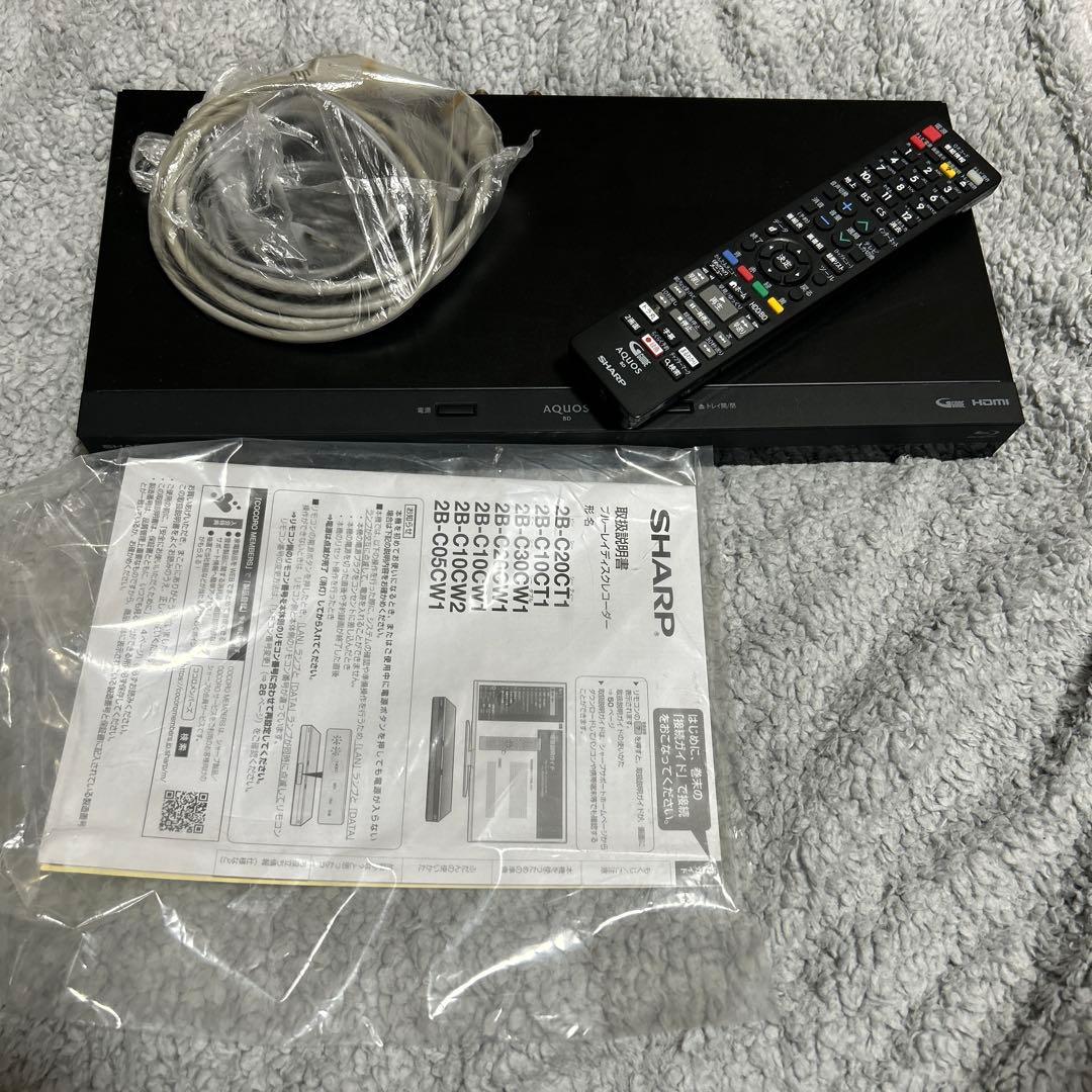 SHARP 2B-C10CW1 ブルーレイプレーヤー、レコーダー SHARP 2B-C10GW1 ブルーレイディスクレコーダー AQUOS ブルーレイ