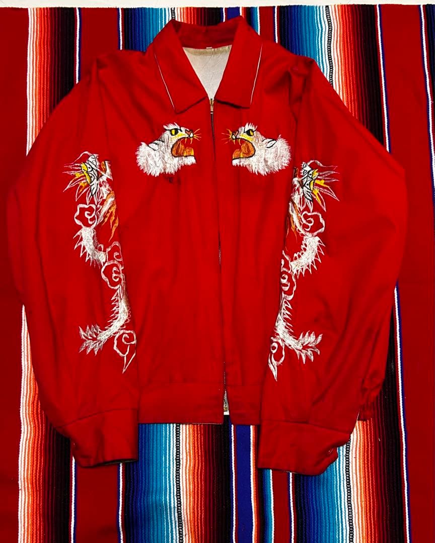 シ*バ様 50~60s souvenirjacket 50's Japan Souvenir jacket Big sized!! Size: W64cm L64cm カラー