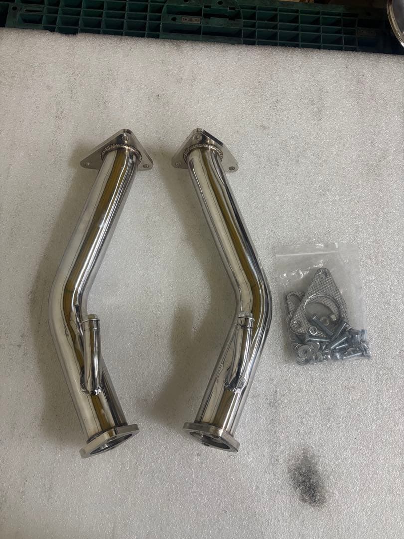 Z34用 触媒ストレート VQ37VHR フルチタン触媒ストレートパイプキット フェアレディZ Z34/Z33 VQ35HR