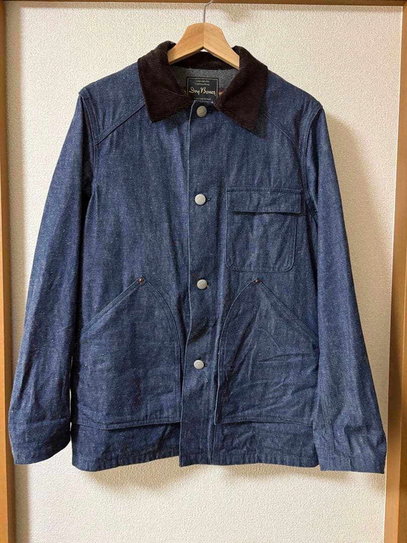 DRYBONESドライボーンズ カバーオール　美品 DRIZA-BONE - Dry Bones ドライボーンズ ヒッコリー カバーオール 日本