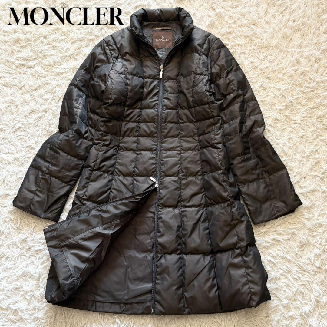 美品 モンクレール ダウンコート キルティング 茶タグ ブルガリア製 美品 モンクレール ダウンコート キルティング 茶タグ ブルガリア製
