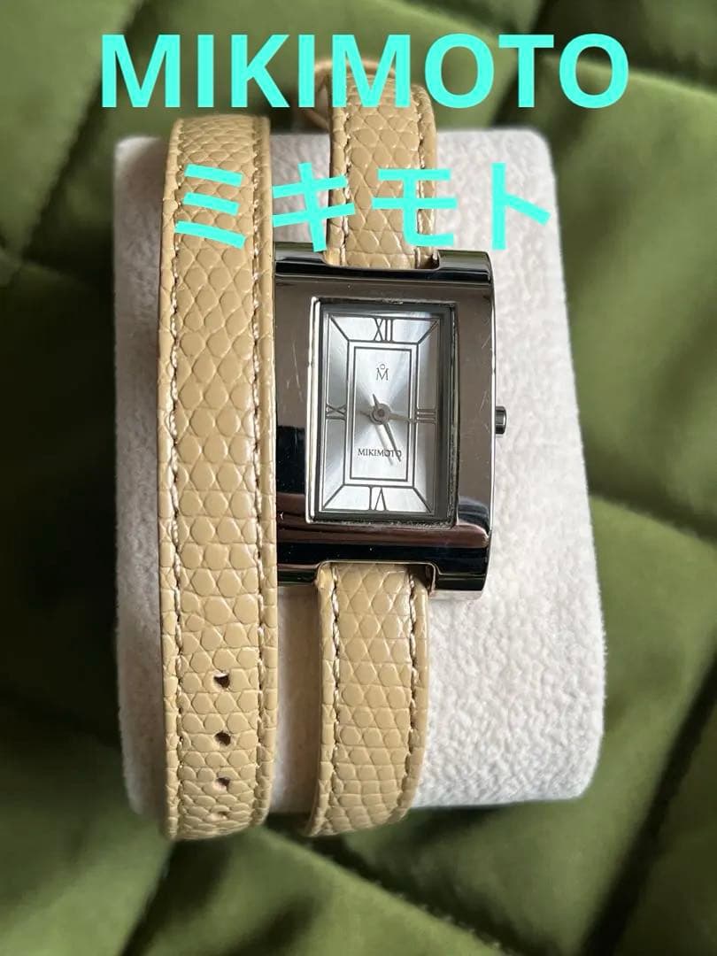 MIKIMOTO ミキモト　御木本　レディース　ウォッチ　腕時計　未使用　稼働品 MIKIMOTO】ミキモト『パールウォッチ』レディース クォーツ 1ヶ月保証