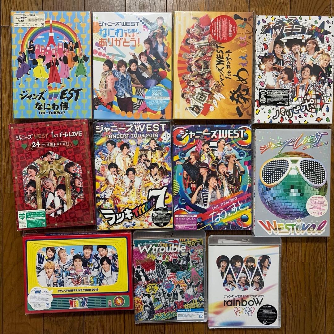 WEST. ライブ　Blu-ray ジャニーズWEST 11枚　まとめ売り ジャニーズWEST ライブDVD まとめ売り - メルカリ